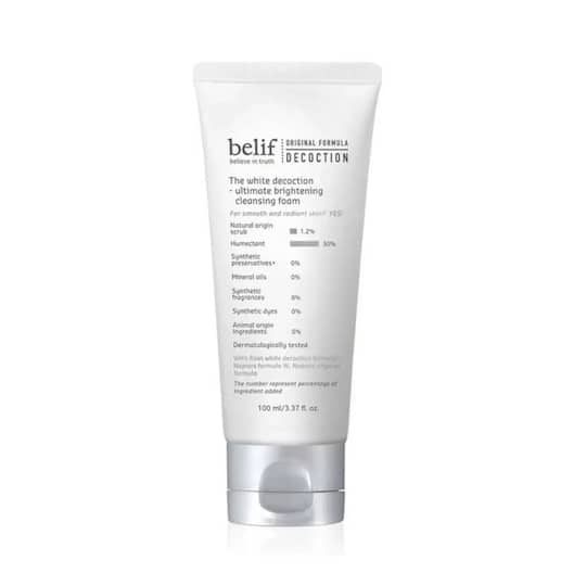 Belif The White Decoction Brightening Cleansing Foam - (100ml)