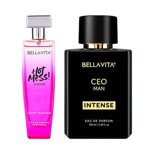 Bella Vita CEO Man Intense + Hot Mess Women Eau de Parfum Pack of 2 Combo