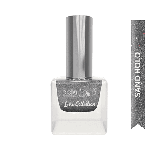 Bella Voste Sand Holo Nail Paints - Grey/Black- 404 (10ml)