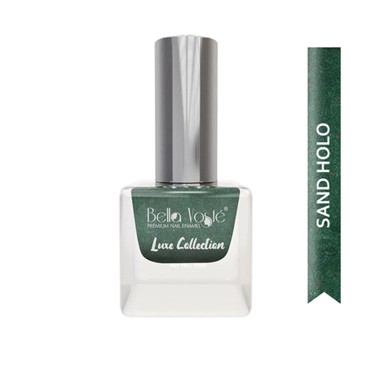 Bella Voste Sand Holo Nail Paints - Forest Green- 411 (10ml)