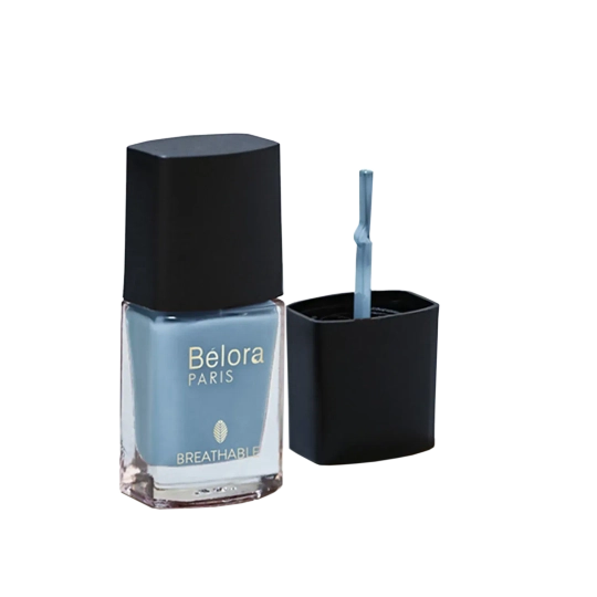 Belora Paris Breathable Made Safe Longstay Nail Polish - 1 Calm Blue (8ml)