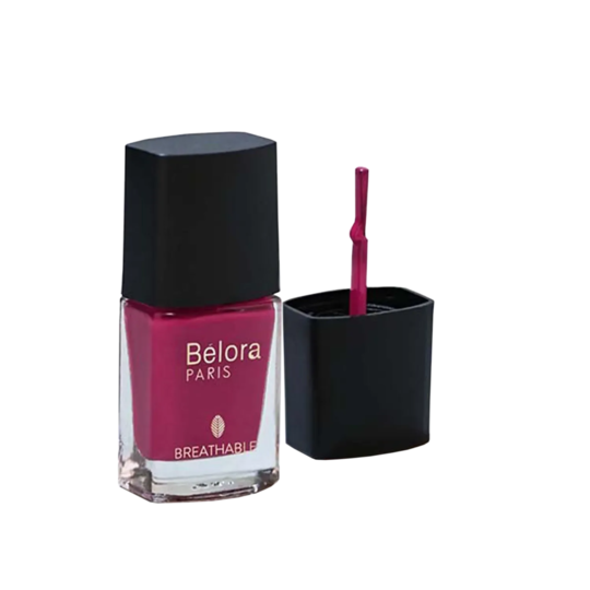 Belora Paris Breathable Made Safe Longstay Nail Polish - 12 Hot Pink (8ml)