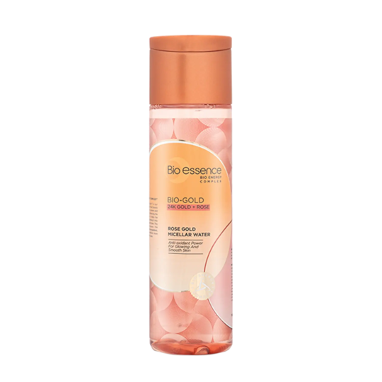 Bio essence Bio-Gold Rose Gold Micellar Water with Pure 24K Gold (190ml)