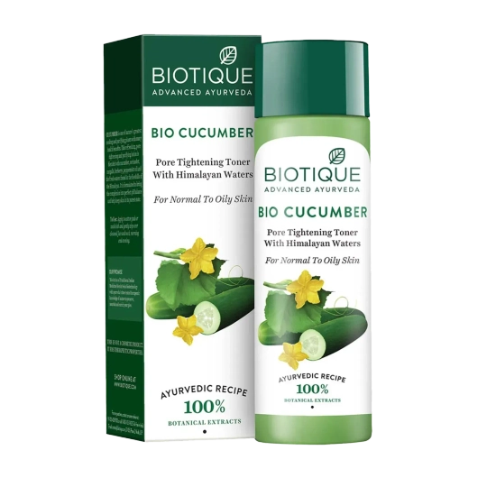 Biotique Bio Cucumber Pore Tightening Toner With Himalaya Waters - (120ml)