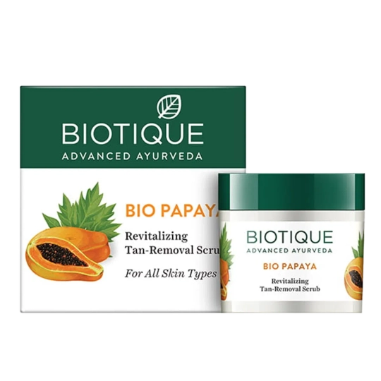 Biotique Bio Papaya Revitalizing Tan Removal Scrub (75g)