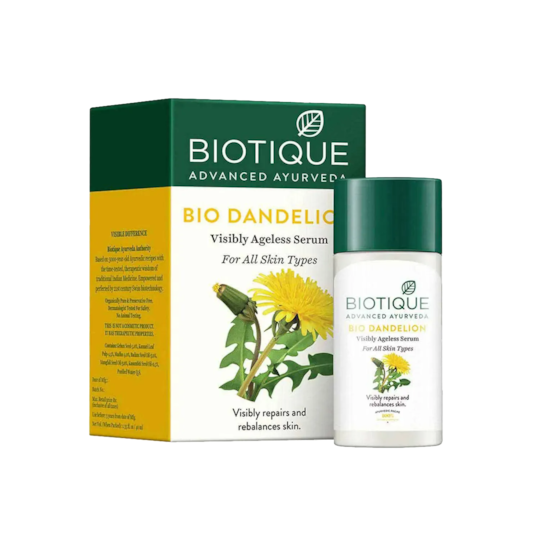 Biotique Bio Dandelion Visibly Ageless Serum - (40ml)