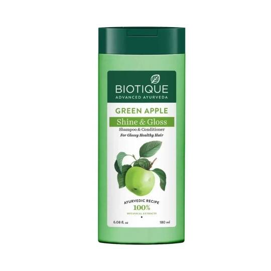 Biotique Bio Green Apple Fresh Daily Purifying Shampoo & Conditioner - (180ml)