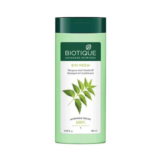 Biotique Bio Margosa Neem Anti Dandruff Shampoo & Conditioner - (180ml)