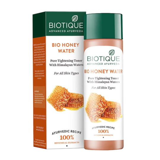 Biotique Bio Honey Water Pore Tightening Toner With Himalayan Waters - (120ml)