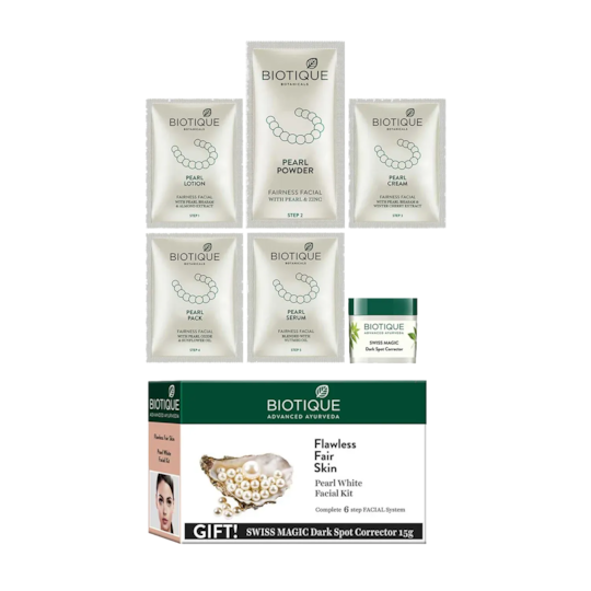 Biotique Pearl White Facial Kit (6 Pcs)