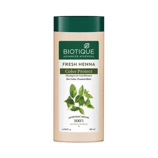 Biotique Bio Henna Leaf Fresh Texture Shampoo & Conditioner - (180ml)
