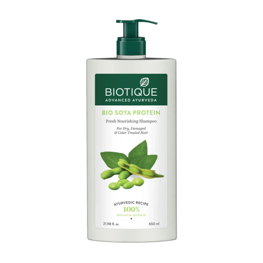 Biotique Bio Soya Protein Fresh Nourishing Shampoo - (650ml)