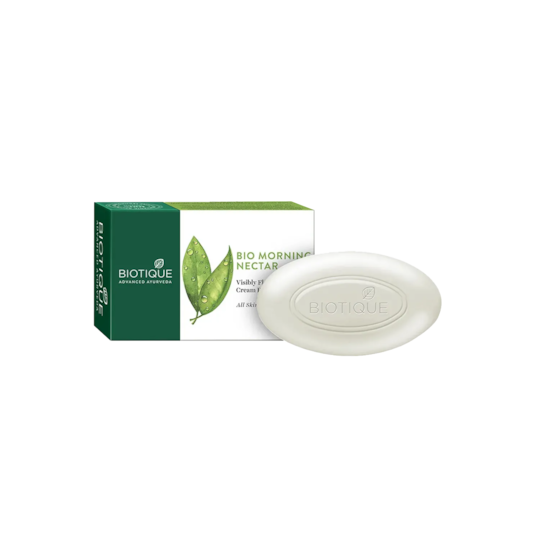 Biotique Bio Morning Nectar Visibly Flawless Cream Bathing Bar - New (75g)