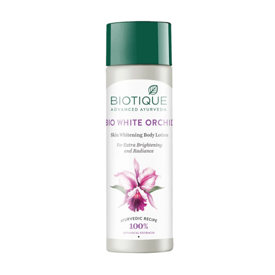 Biotique Daily Hydrating Bio White Orchid Skin Whitening Body Lotion - (120ml)