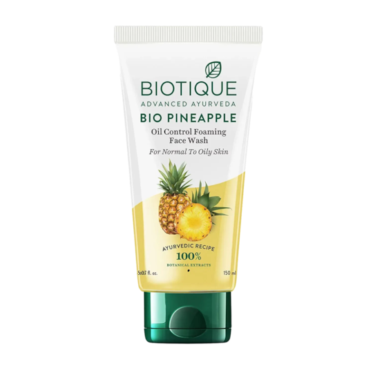 Biotique Bio Pineapple Oil Control Foaming Facewash - (150ml)
