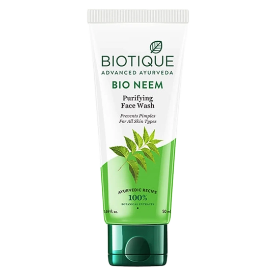 Biotique Fresh Neem Pimple Control Facewash - (50ml)