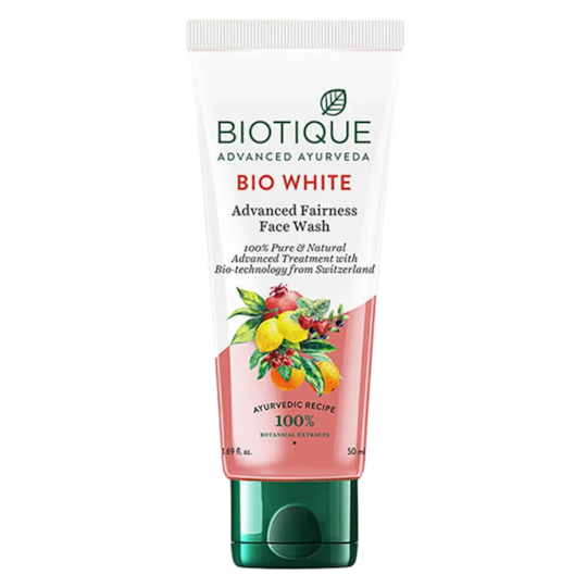 Biotique Bio White Advanced Fairness Facewash - (50ml)