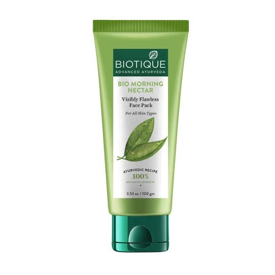 Biotique Bio Morning Nectar Visibly Flawless Face Pack - (100g)