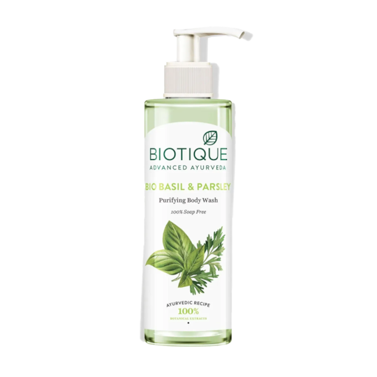 Biotique Bio Basil & Parsley Purifying Body Wash - (200ml)