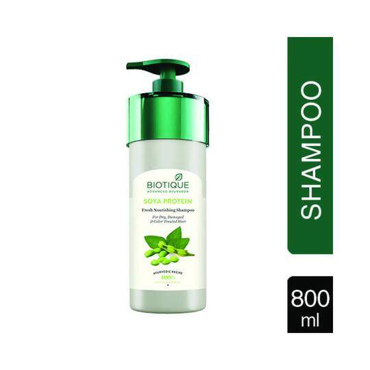 Biotique Bio Soya Protein Nourishing Shampoo (800ml)