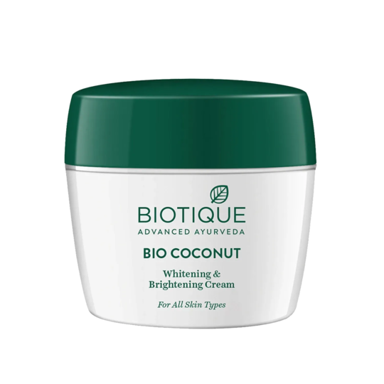 Biotique Bio Coconut Brightening Instant Glow Cream - (175g)