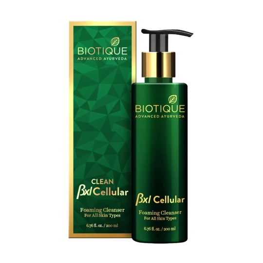 Biotique BXL Cellular Clean Foaming Cleanser - (190ml)