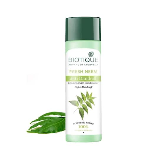 Biotique Fresh Neem Anti Dandruff Shampoo with Conditioner (190ml)