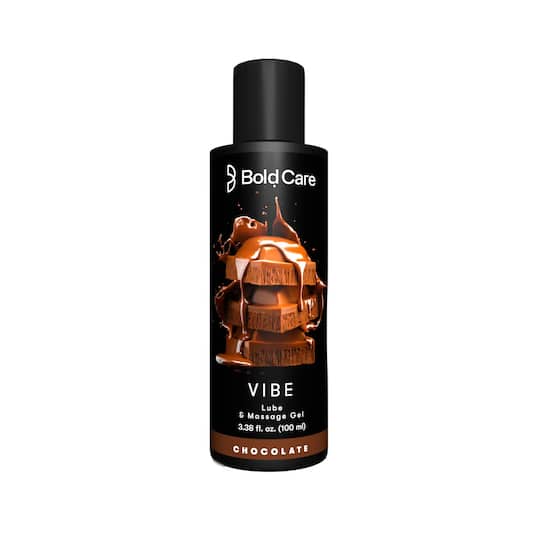 Bold Care Vibe - Natural Personal Lubricant for Men and Women - Premium Chocolate Flavour (100ml)
