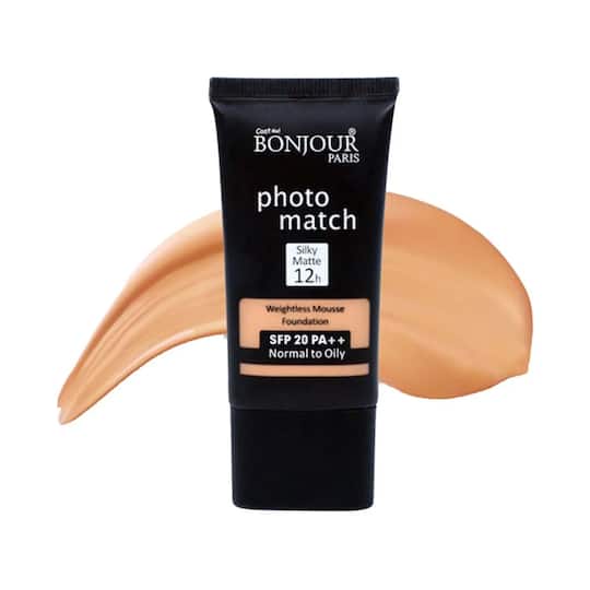 Bonjour Paris Photo Match Mousse Foundation SPF 20 - S2 Rose Ivory (30ml)