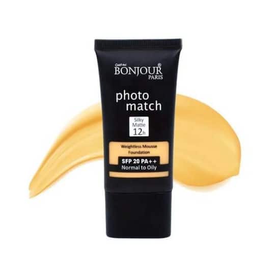 Bonjour Paris Photo Match Mousse Foundation SPF 20 - S4 Deep Ochre (30ml)
