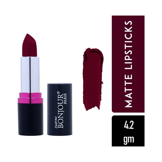 Bonjour Paris Silk Matte Lipstick - Cherry Red (4.2g)