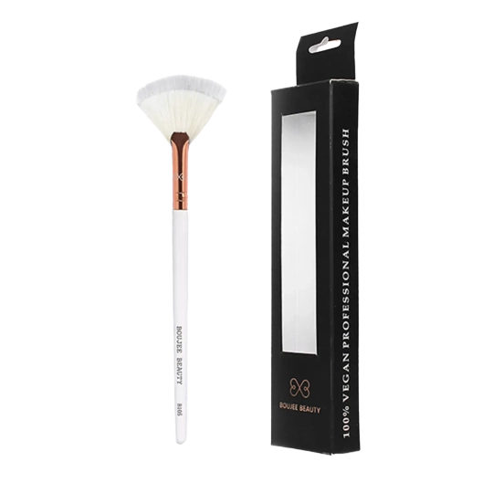 Boujee Beauty Duo-Fibre Fan Face Brush - B105