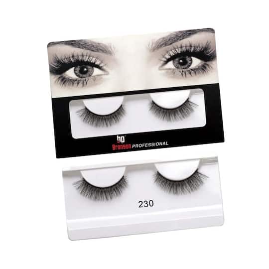 Bronson Professional 3D Effect False Eyelashes - 230 Black (1 Pair)