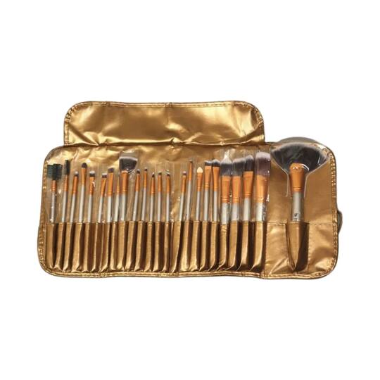 Bronson Professional Makeup Brush Set with Storage Pouch (24Pcs)