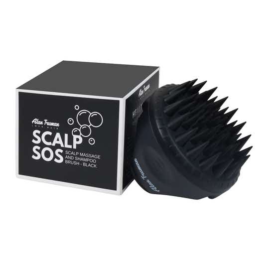 Alan Truman Scalp Sos Scalp Massage and Shampoo Brush - Black (1 Pc)