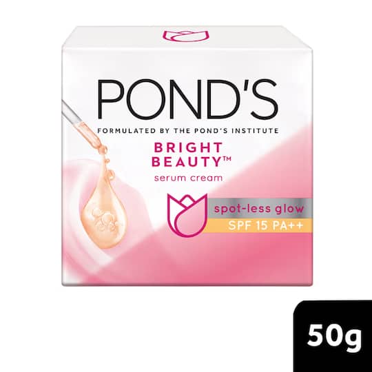 Pond's Bright Beauty SPF 15 PA++ Spot-Less Glow Serum Cream (50g)