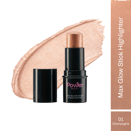 Power Beauty Max Glow Stick Highlighter 01 - Champagne 01 (6.5 g)