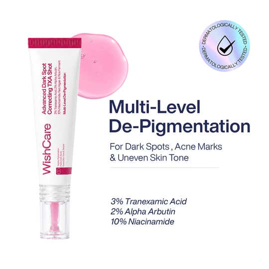 WishCare Advanced Dark Spot Correcting TXA Shot Serum, Alpha Arbutin & Niacinamide (10 ml)