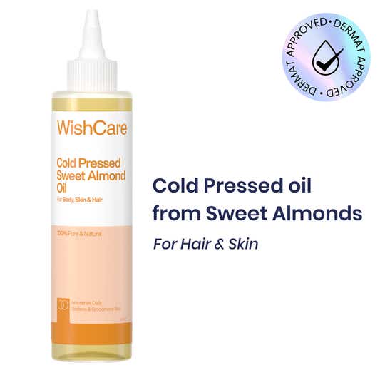 WishCare 100% Pure Cold Pressed Castor Oil Strengthens Hair Roots Moisturizes Skin (200 ml)