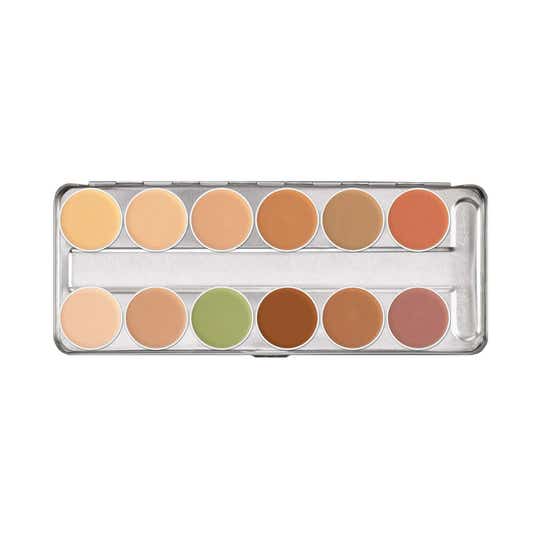 KRYOLAN Dermacolor Camouflage Creme Palette 12 Colors - Delhi1 (40 g)