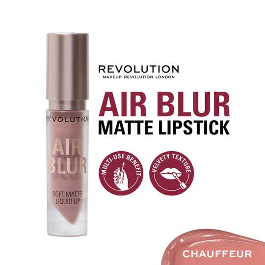 Makeup Revolution Air Blur Matte Liquid Lipstick - Chauffeur (3.5 ml)