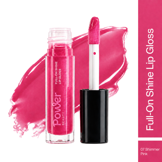 Power Beauty Full-On Shine Lip Gloss - Shimmer pink 07 (4.5 ml)
