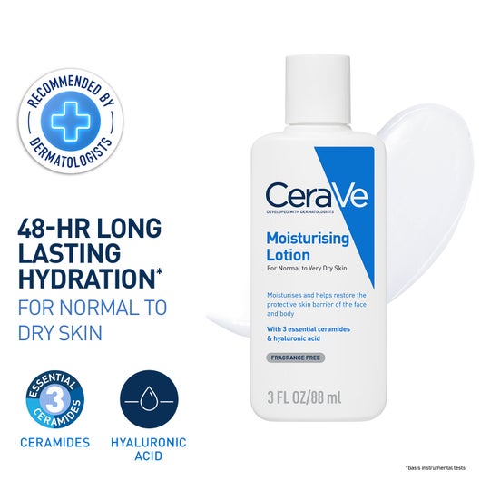 CeraVe Moisturizing Lotion For Dry To Very Dry Skin (88 ml)
