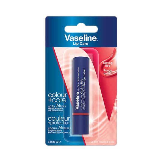 Vaseline Colour+Care Tinted Lip Balm with Manuka Honey - Kissing Red (3 g)