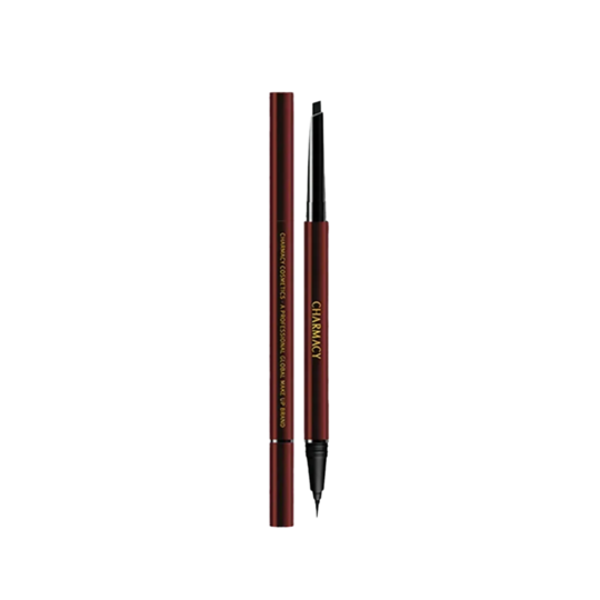 Charmacy Milano Duo Eyebrow Filler & Eyeliner Sketch - Black No. 01 - (0.25 gms + 0.6ml)
