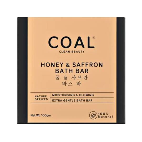 COAL CLEAN BEAUTY Honey & Saffron Bath Soap - (100gm)