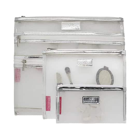 Colorbar Mesh Pouch - Clear (3 Pcs)