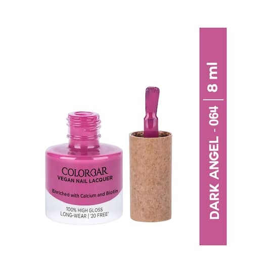 Colorbar Vegan Nail Lacquer - 64 Dark Angel (8ml)
