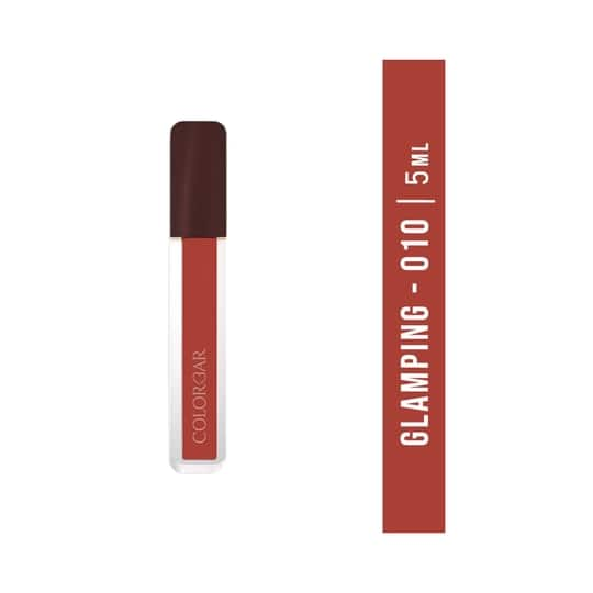 Colorbar Power Kiss Matte Transferproof Lip Color - 010 Glamping (5ml)