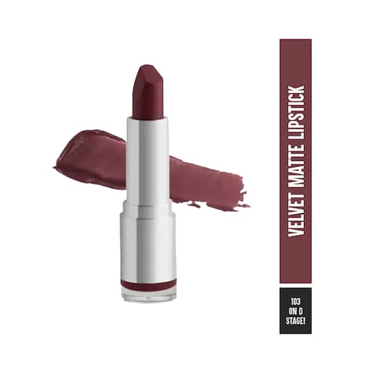 Colorbar Velvet Matte Lipstick - 103 On D Stage! (4.2gm)
